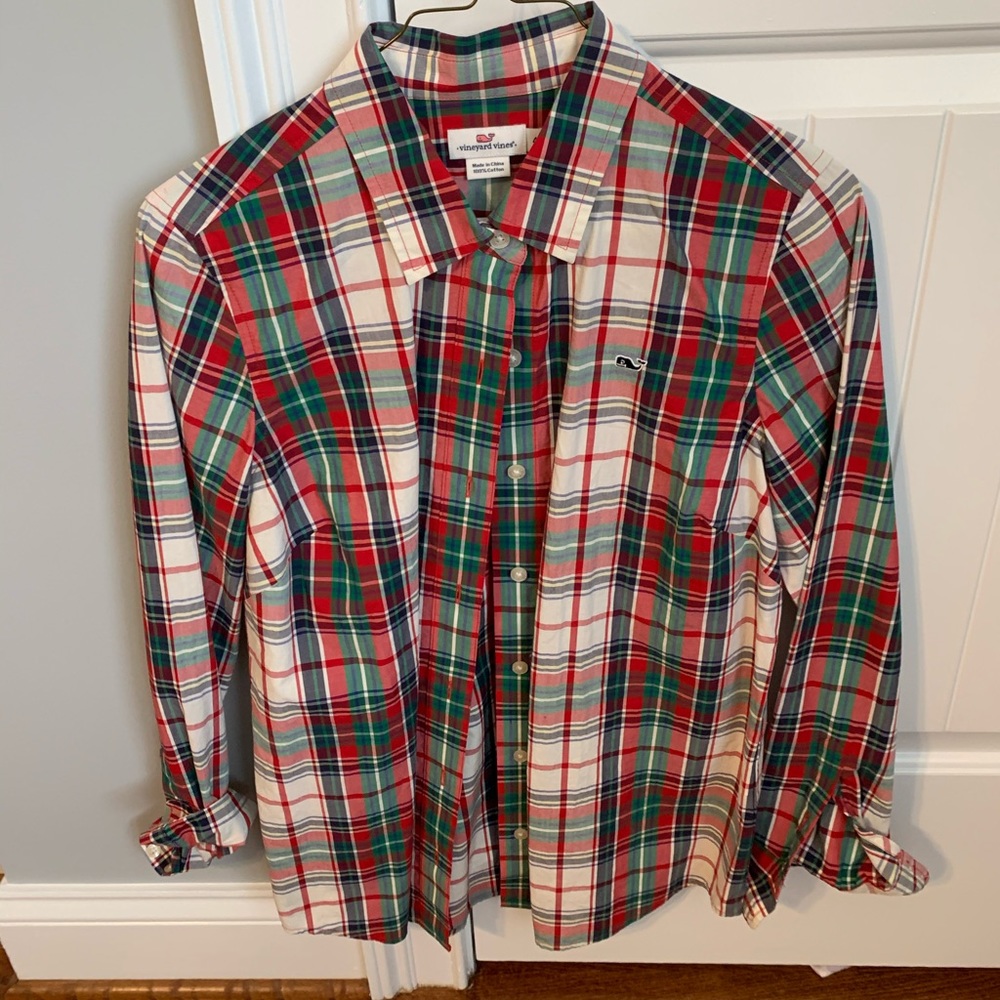 Vineyard Vines cotton plod button up women’s size 4
